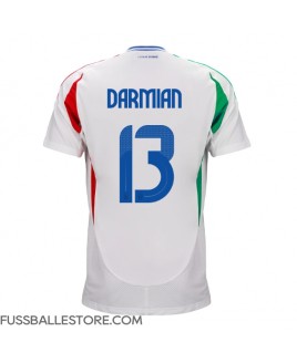 Günstige Italien Matteo Darmian #13 Auswärtstrikot EM 2024 Kurzarm